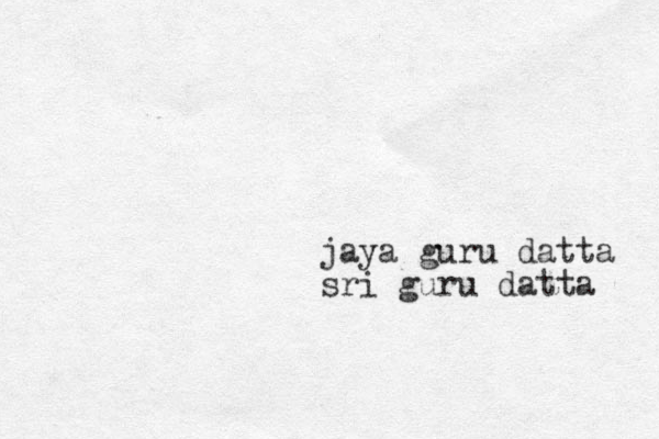 jaya guru datta sri guru datta 