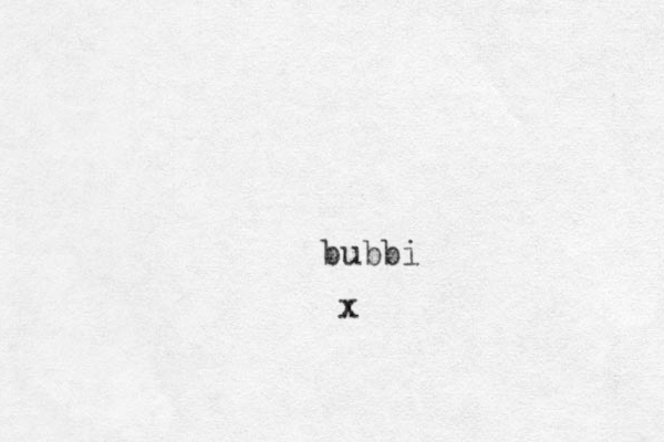 bubbi x
