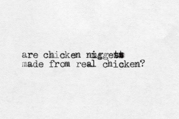 are chicken niggest u ts made from real chicken?