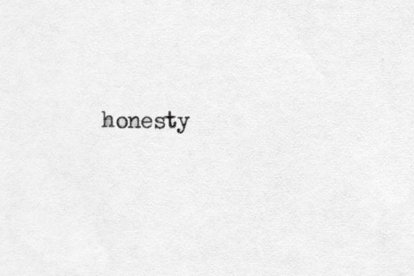 honesty