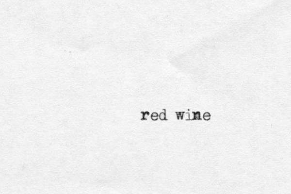 red wine