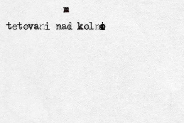 m tetovani nad kolni o o i 