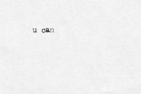 u can