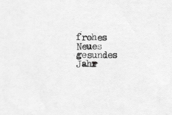 frohes Neues gesundes Jahr