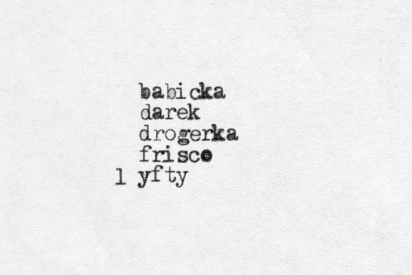 babicka darek drogerka frisco yfty l
