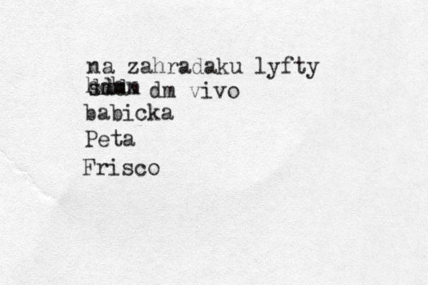 na zahradaku lyfty sm dm dm dm dm vivo hdhx babicka Peta Frisco