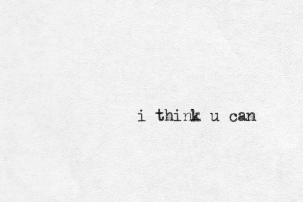 t i hink u can
