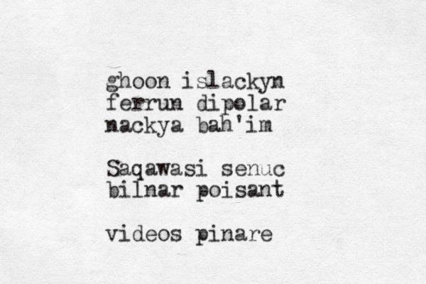 ghoon islackyn ferrun dipolar nackya bah'im Saqawasi senuc bilnar poisant vi deos pinare