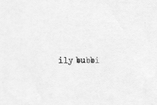 bubbi ily