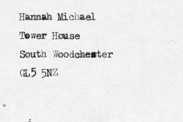 Hannah Michael Tower House South Woodchester GL5 5NZ in 