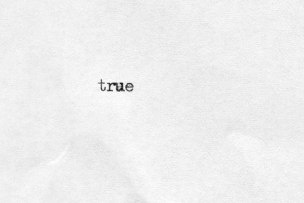 true 