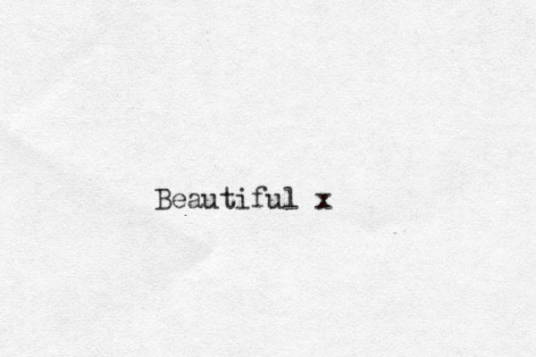 Beautiful x