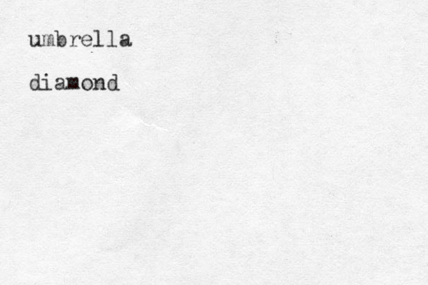 umbrella diamond