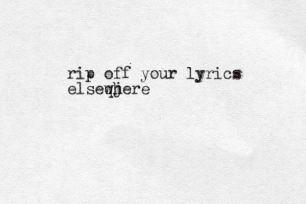 rip off your lyrics elseqj where