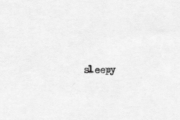 sleepy 
