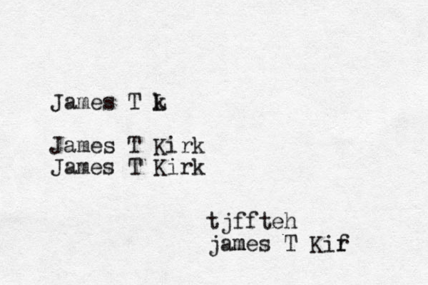 tjffteh jam mes T Kif r James T L k James T Kirk James T Kirk 
