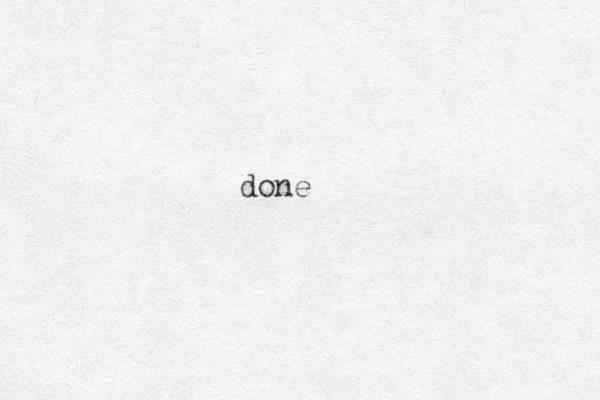 done