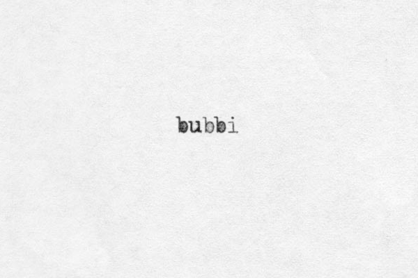 bubbi
