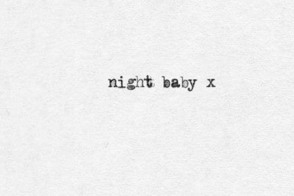 night baby x 