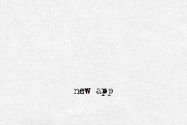new app 