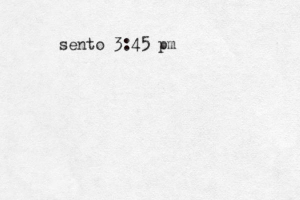 sento 3:45 pm