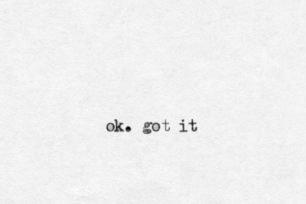ok. got it