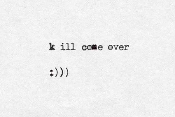 k ill come over :)))