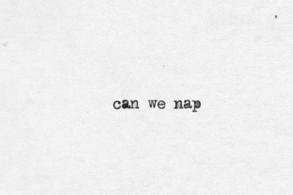 can we nap