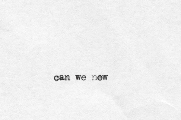 can we now