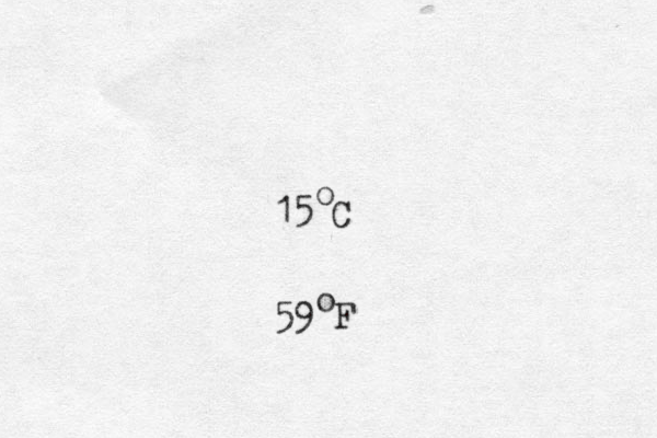 15 C o 59 F o