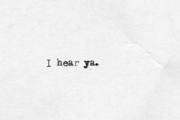 I hear ya.