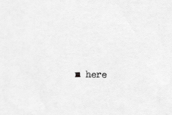 m here 