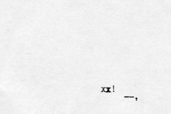 xx! --,