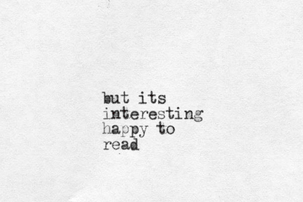 but its interesting happy to read