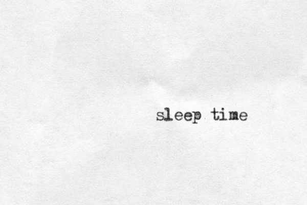 sleep time 