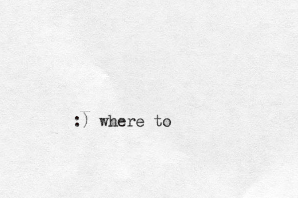 :) where to