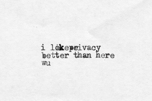 i lok ikepeivacy r better than here wu