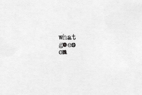 what goes o on
