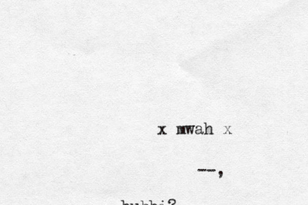 bubbi? x mwah x --,