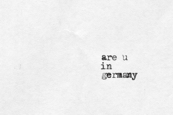 are u in germany