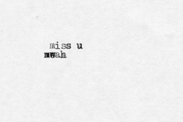 miss u eah mw 