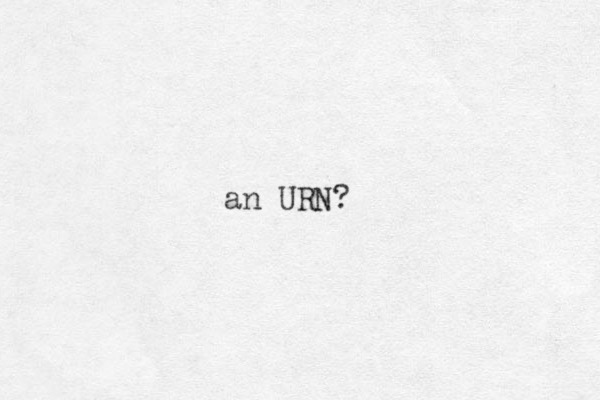 an URN? 