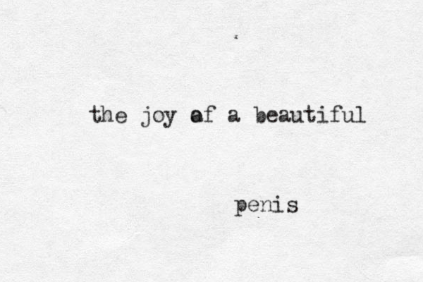 th e joy a of a beautiful penis