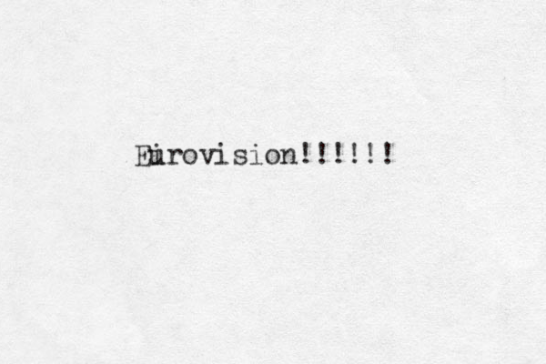 Eirovision!!!!! ! u