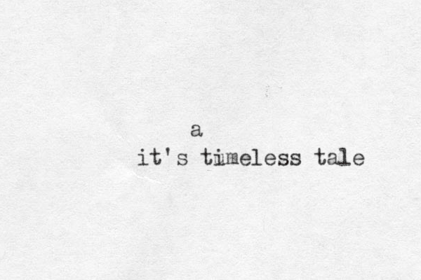 it's tumeless i tale a