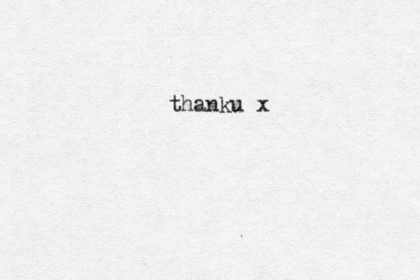 thanku x