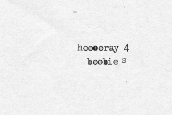 boobie hooooray 4 s