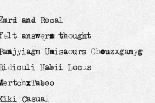 Zmrd and Rocal felt answers thought Panjyiagn Umisaours Ghouzxganyg Ridiculi Habii Locus MertchxTaboo Kiki Casual 