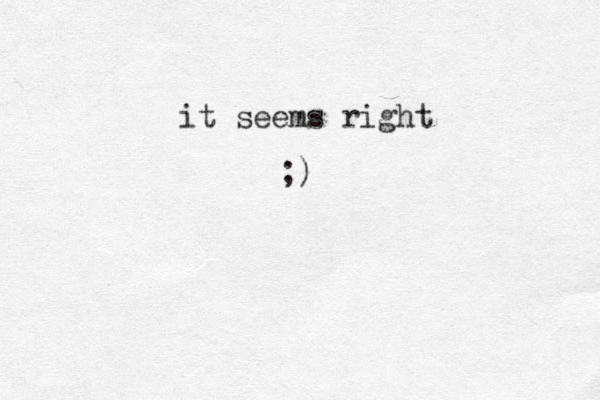it seems right ;)