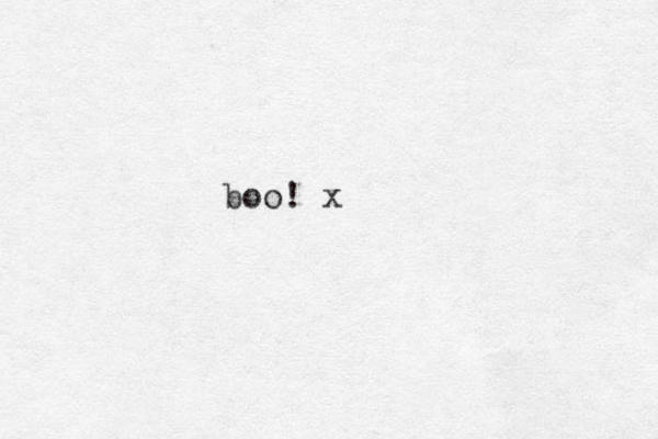 boo! x 